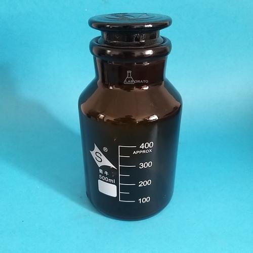 Botol reagen/pelarut 500 ml gelap
