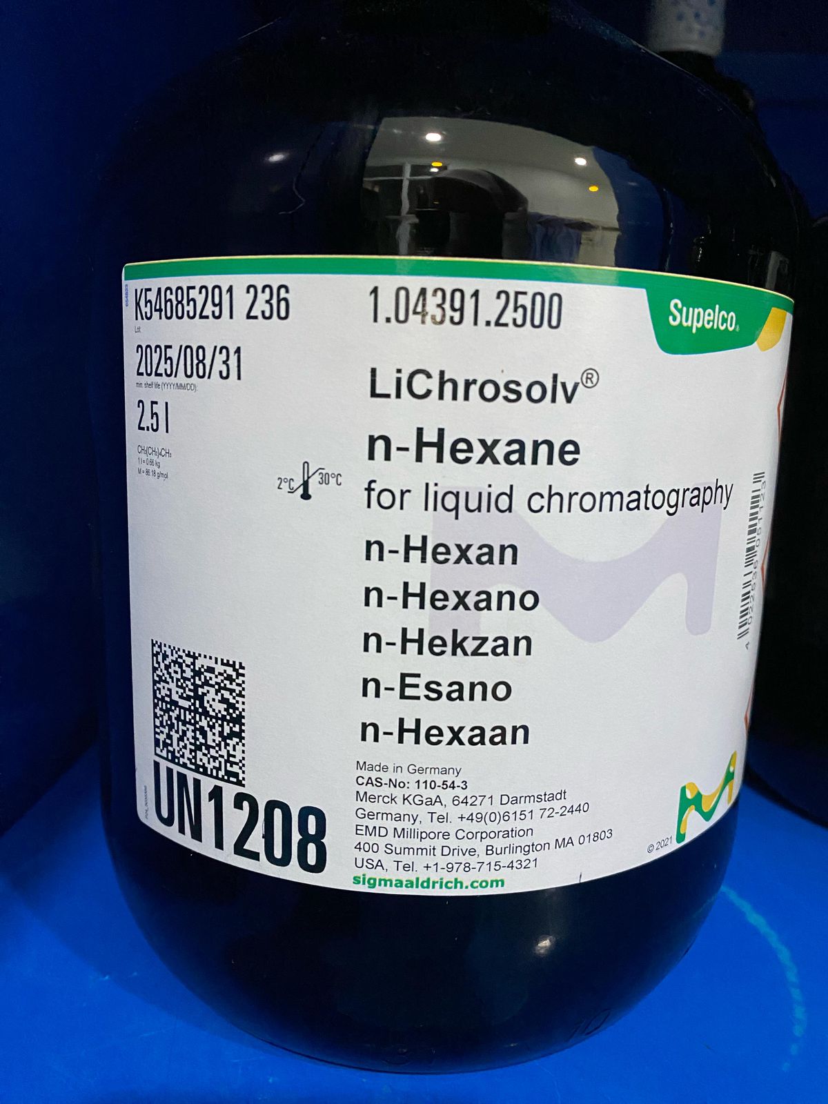 n-Hexane for LC