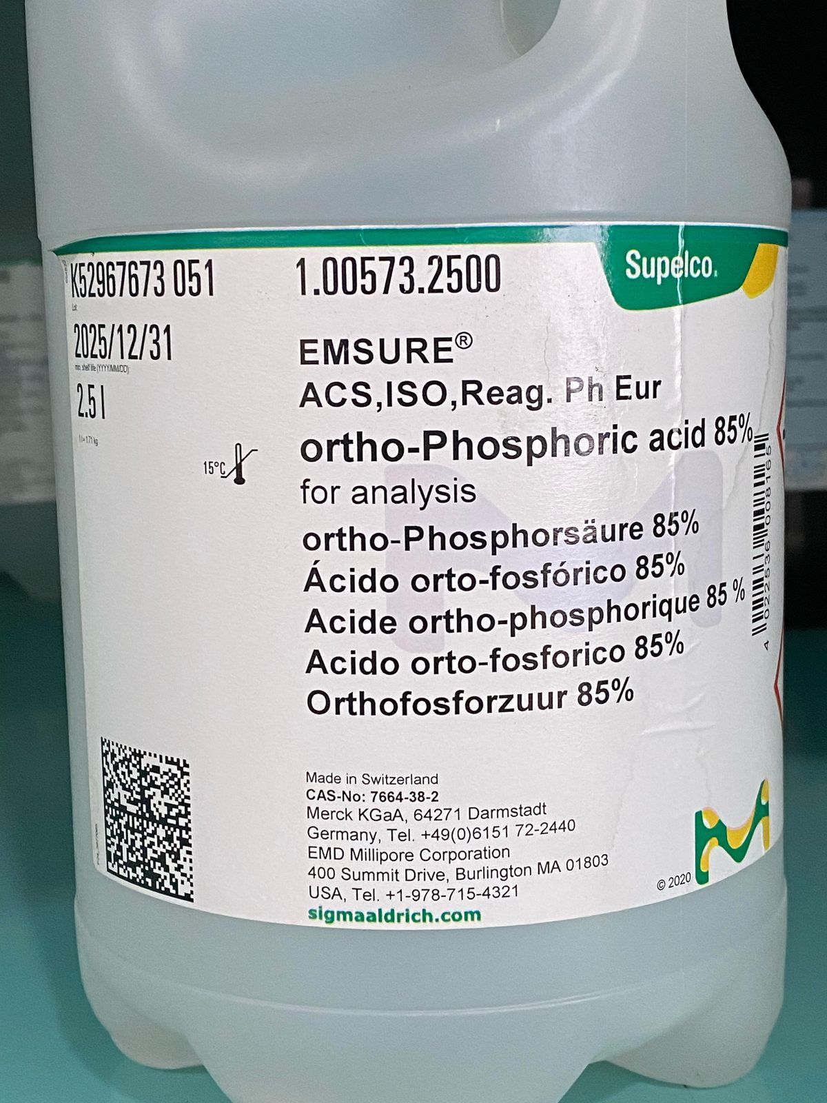 Asam Orto Posfat/Posfat 85%