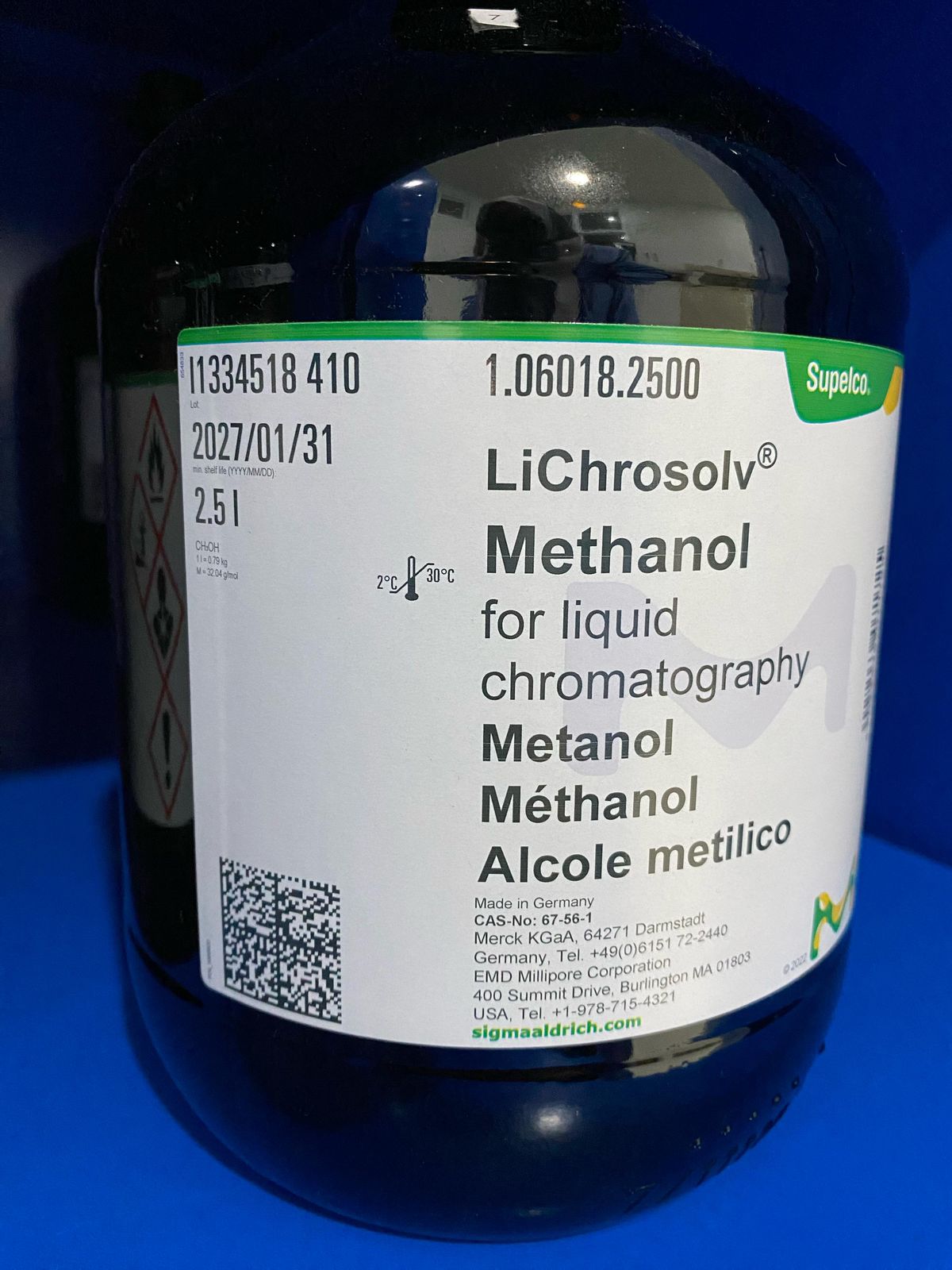 Metanol for LC
